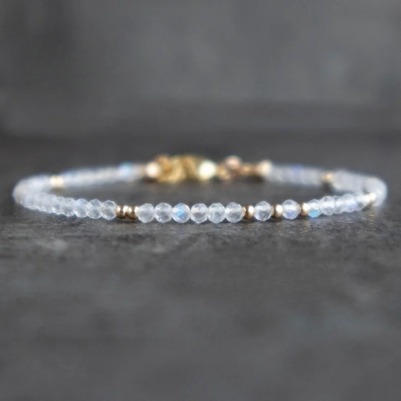 Moonstone Fine Stone Bracelet