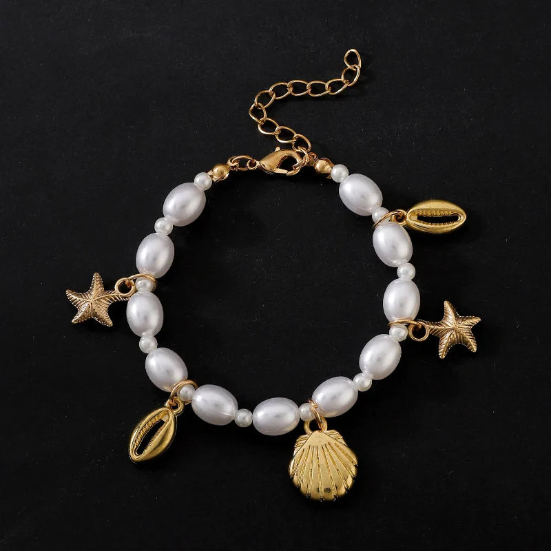 Shell Bead Bracelet