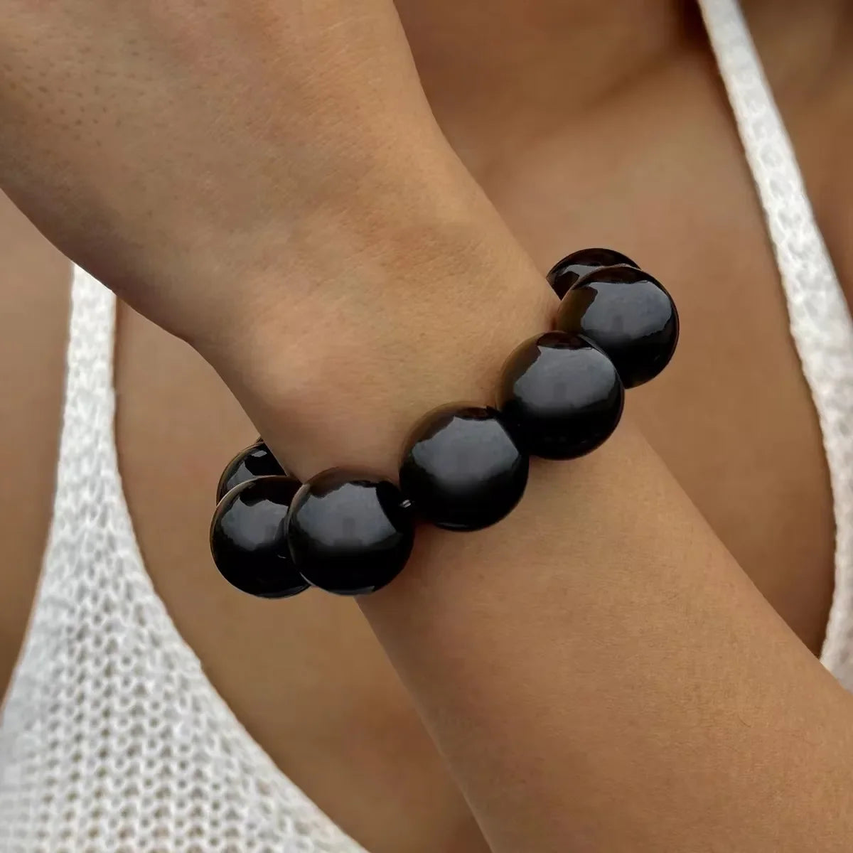 Women’s Color Beaded Bracelet black