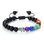 Natural Stone and Elephant 7 Chakras Bracelet 2