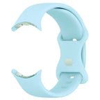 Silicone Smartwatch Strap Google Pixel Watch 1 & 2 sky blue