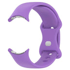 Silicone Smartwatch Strap Google Pixel Watch 1 & 2 purple