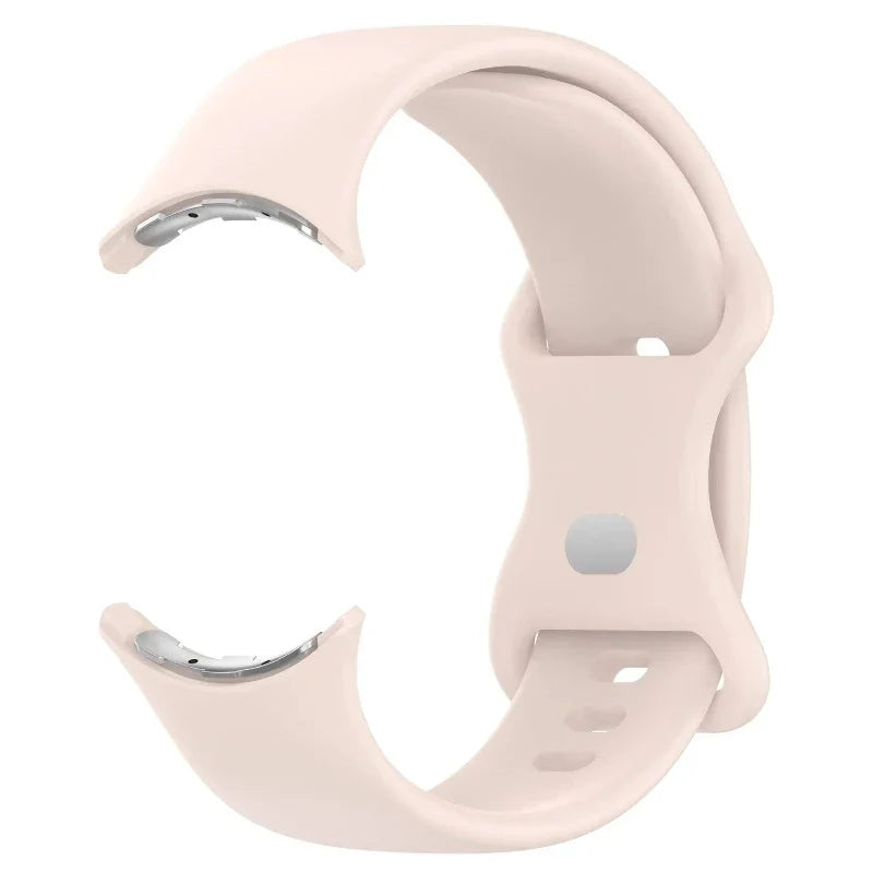 Silicone Smartwatch Strap Google Pixel Watch 1 & 2 beige
