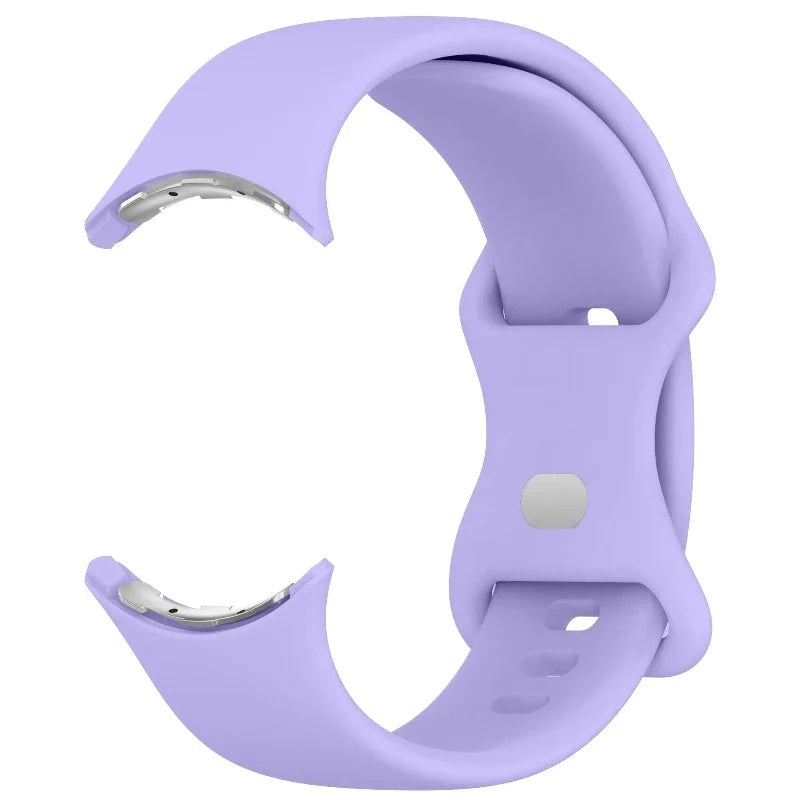 Silicone Smartwatch Strap Google Pixel Watch 1 & 2 purple
