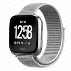 Fabric Watch Band for Fitbit Versa 3 Versa 4 Sense 2 gray