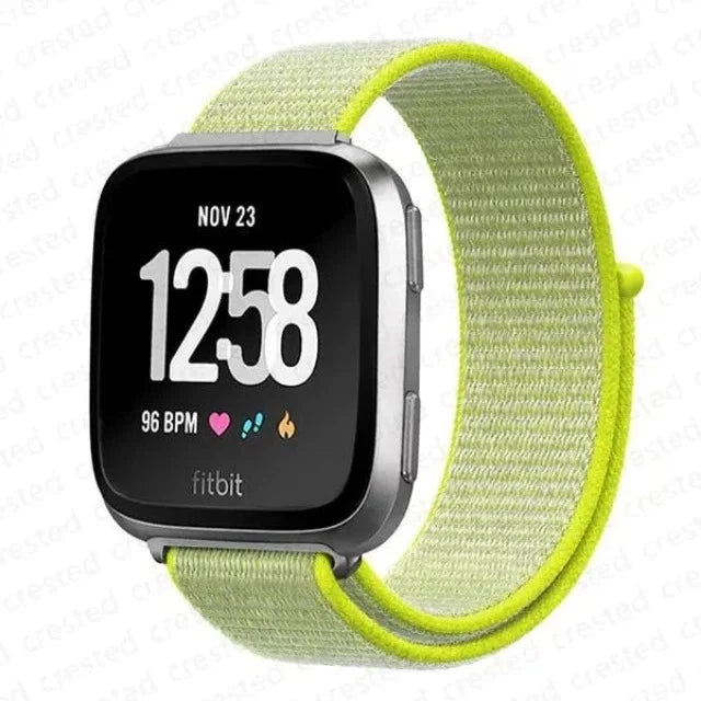 Fabric Watch Band for Fitbit Versa 3 Versa 4 Sense 2 neon