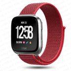 Fabric Watch Band for Fitbit Versa 3 Versa 4 Sense 2 red