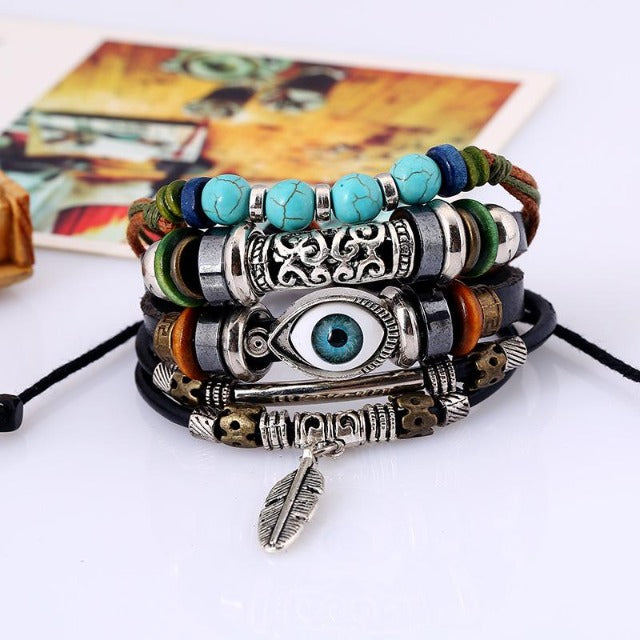 Ethnic Silver Bracelet