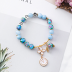 Ethnic Bracelet Women Sky Blue