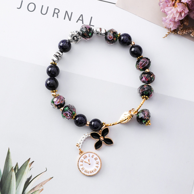 Ethnic Bracelet Women Black
