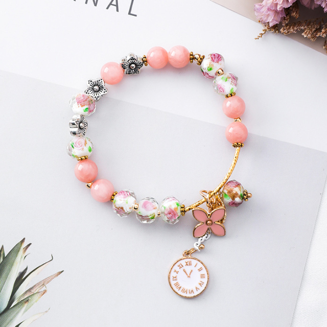 Ethnic Bracelet Women Pink