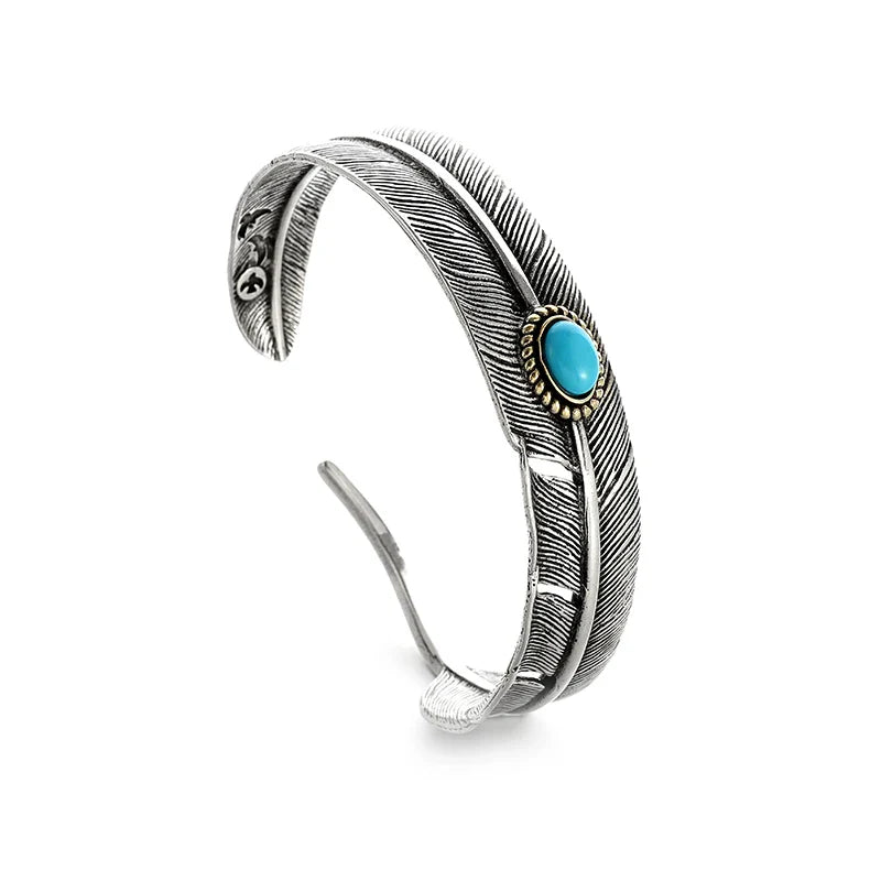 Ethnic Feather Bracelet