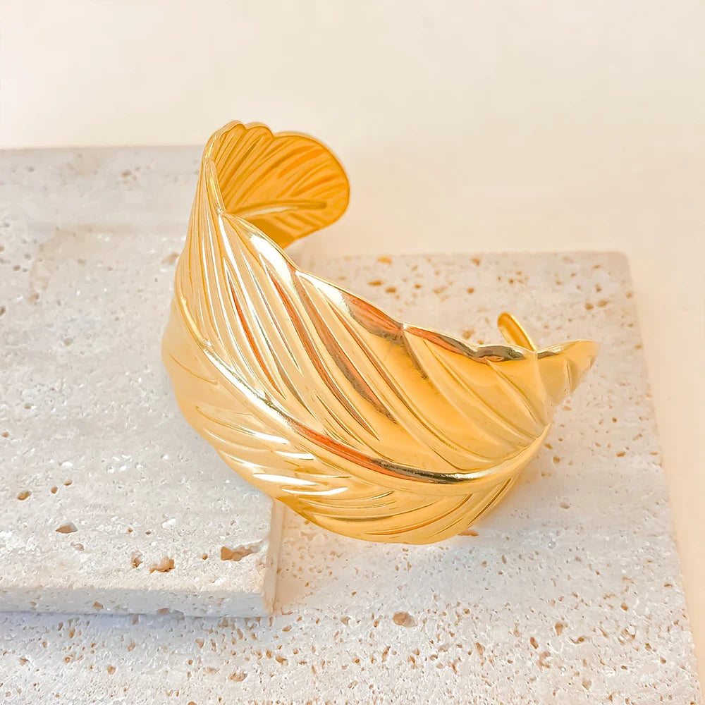 Autumn Laurel Leaf Bracelet