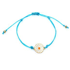Blue Sunflower Bracelet