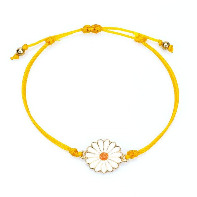 Yellow Sunflower Bracelet
