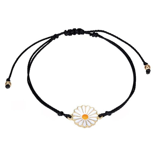 Black Sunflower Bracelet