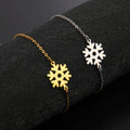 Snowflake Bracelet gold