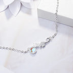 Playing Cat ID Bracelet in Silver