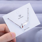 Playing Cat ID Bracelet in Silver