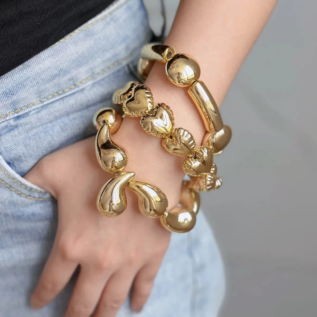 Elastic ID Bracelet Water Drop