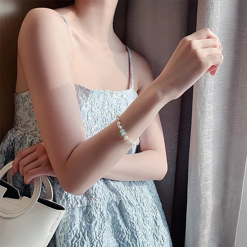 Women's Natural Pearl ID Bracelet