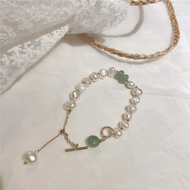 Women's Natural Pearl ID Bracelet