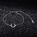 Bracelet / Horseshoe Bracelet Lucky Charm Silver