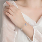 Women's Lotus Flower Chain Bracelet