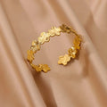 5-Petal Flower Curb Bracelet
