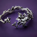 Magnolia Flower Chain Bracelet