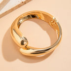 Water Drop ID Bracelet gold