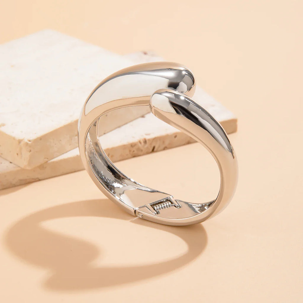 Water Drop ID Bracelet silver