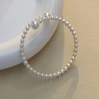 Women's Pearl Curb Bracelet
