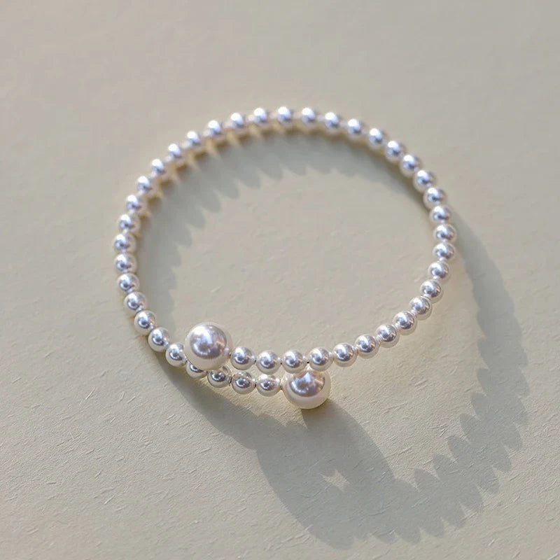 Women's Pearl Curb Bracelet