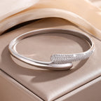 Water Drop Zircon Bracelet for Women silver