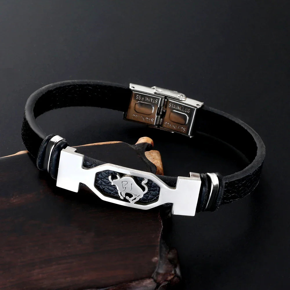 Men's Zodiac Sign Bracelet Taurus