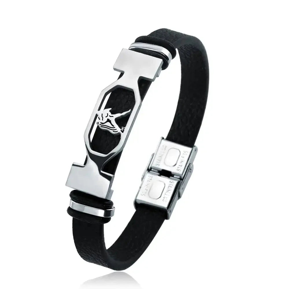 Men's Zodiac Sign Bracelet Aquarius