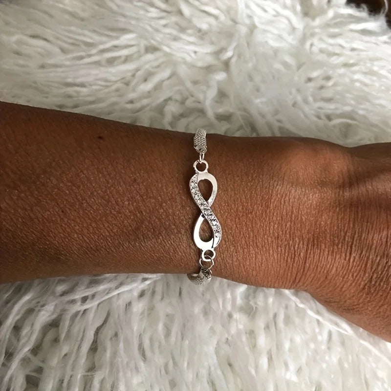 Infinity Bracelet Women Zircons