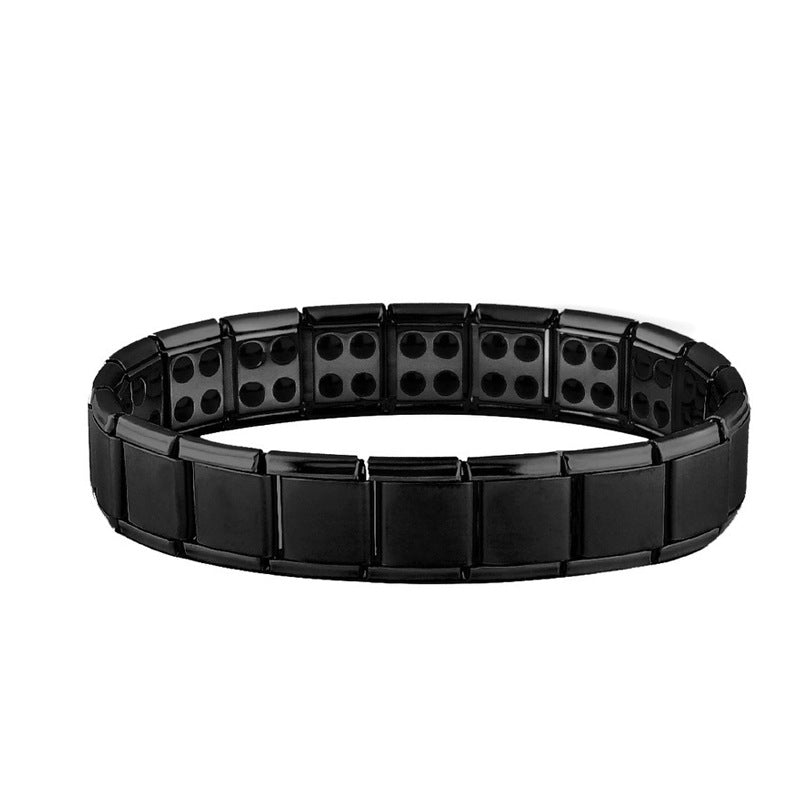 Men's Magnetic Anti-Stress Bracelet Black