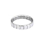 Men's Magnetic Anti-Stress Bracelet Silver