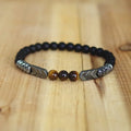 Buddhist Chain Bracelet in Stones and Beads