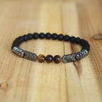Buddhist Chain Bracelet in Stones and Beads