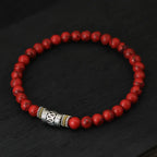 Buddhist Link Bracelet with Stones