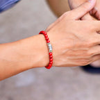 Buddhist Link Bracelet with Stones