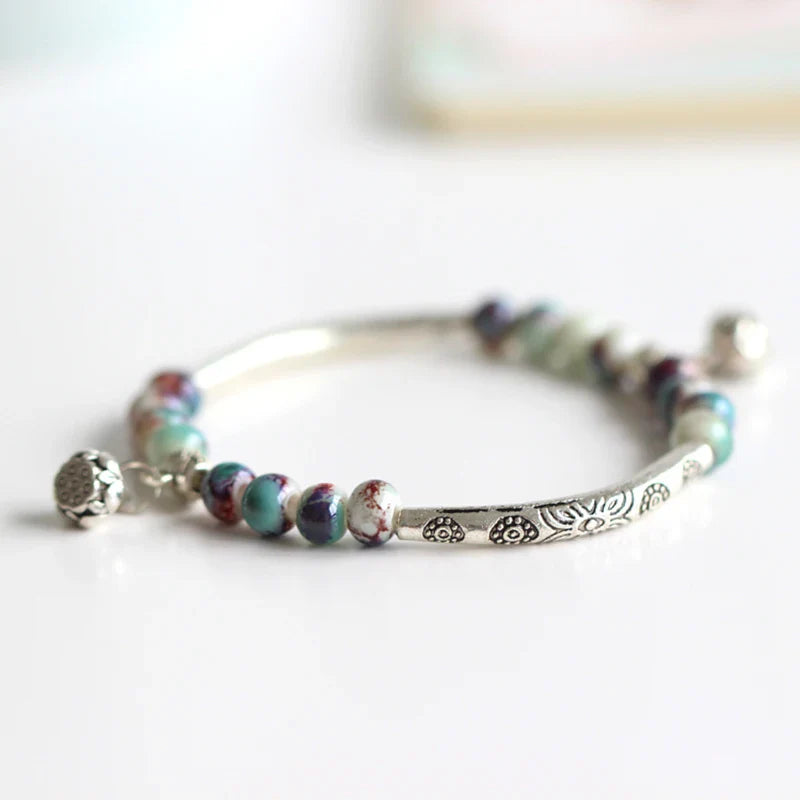 Women's Tibetan Buddhist ID Bracelet