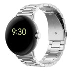 Hardened Steel Watch Bracelet Smartwatch Google Pixel Watch 1 & 2 silver