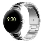 Hardened Steel Watch Bracelet Smartwatch Google Pixel Watch 1 & 2 silver black