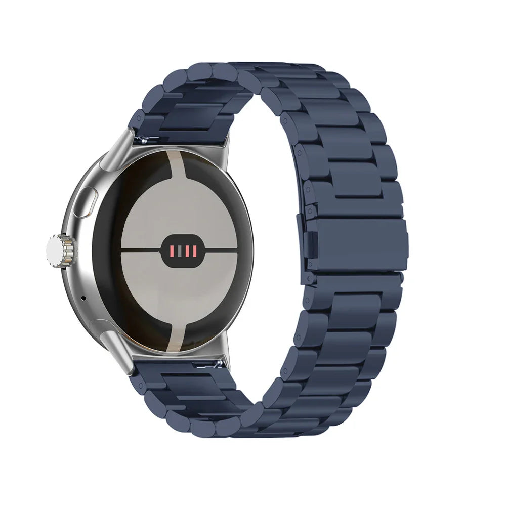 Hardened Steel Watch Bracelet Smartwatch Google Pixel Watch 1 & 2 black
