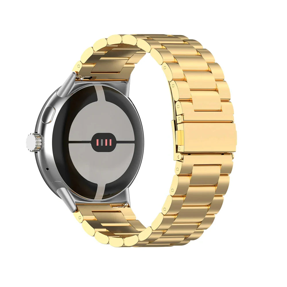 Hardened Steel Watch Bracelet Smartwatch Google Pixel Watch 1 & 2 gold
