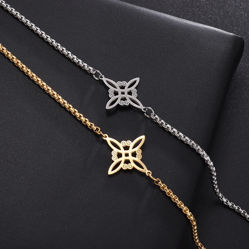 Sorcerer’s Knot Bracelet in Gold or Silver